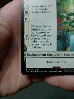 Summon: Knights of Round Final Fantasy Magic the Gathering Card M-0036 - Image 5