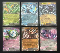 Pokemon TCG Black Bolt - Full Set of All 6 EX Cards - Serperior Kyurem Zekrom + - Image 1