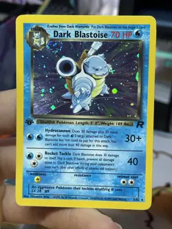 1st Edition Dark Blastoise 3/82 Team Rocket 2000 Holo Rare WOTC Pokemon Card TCG - Image 3