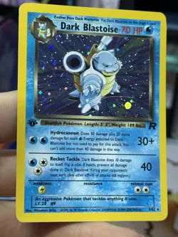 1st Edition Dark Blastoise 3/82 Team Rocket 2000 Holo Rare WOTC Pokemon Card TCG - Image 5