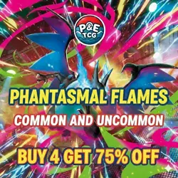Pokemon Phantasmal Flames Common And Uncommon Multi Buy - Choose Your Card - Image 1