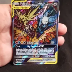 Pokemon Moltres & Zapdos & Articuno GX TAG TEAM Promo Holo SM210 Card 300 HP - Image 3