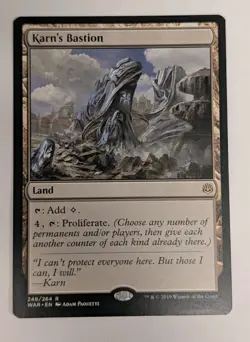 Karn's Bastion War of the Spark - MTG RARE - Image 1