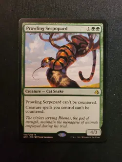 Prowling Serpopard Amonkhet NM Magic The Gathering MTG Tcg See Pics * - Image 1