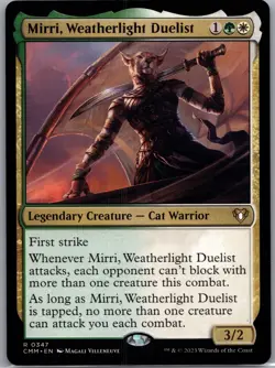 Mirri, Weatherlight Duelist R Commander Masters 347 NM Normal - Image 1