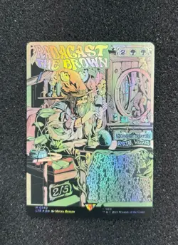 MTG Radagast the Brown the Lord of Rings Borderless Poster, Foil Edition - Image 1
