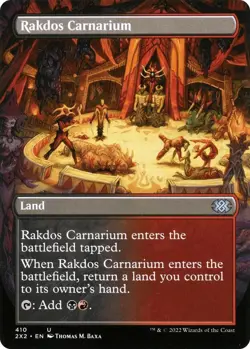 Rakdos Carnarium (Borderless) 410 Uncommon Double Masters 2022 Lightly Played - Image 1