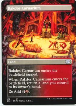 Rakdos Carnarium (Borderless) 410 Uncommon Double Masters 2022 Lightly Played - Image 2