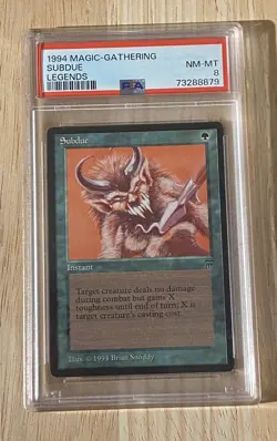 MTG - Subdue - Legends - Graded PSA 8 - Magic the Gathering - Image 1