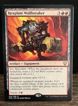 Hexplate Wallbreaker Commander: Phyrexia: All Will Be One Regular - Image 1
