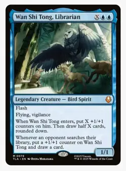 1x MTG Wan Shi Tong, Librarian - Avatar Mythic! NM Mint! Ships Fast - Image 1