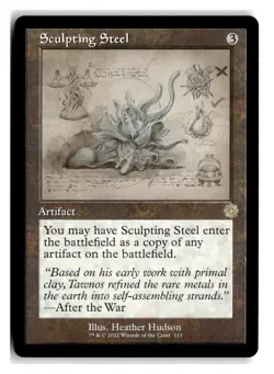 Sculpting Steel (Schematic) Foil R The Brothers' War: Retro Frame Artifacts 113 - Image 1