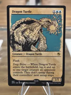 MTG Dragon Turtle (307/471) Adventures in the Forgotten Realms NM Free Shipping! - Image 1
