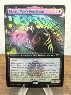 Moseo, Vein's New Dean (Extended Art) Secrets of Strixhaven Foil 0326 - Image 1