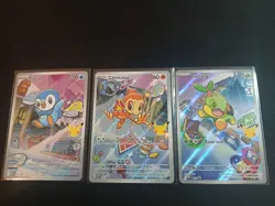 Pokemon First Partner Illustration Collection Series 1 Gen 4 Sinnoh NM - Image 1