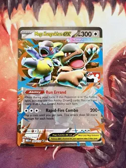 Mega Kangaskhan ex STAMPED Play! Pokemon Prize Pack Series 8 Promo Card NM 💥 - Image 2