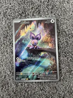Pokemon TCG Noibat Illustration Rare 169/159 Journey Together NM/MINT - Image 1