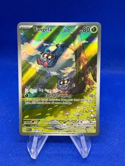 Pokemon Scarlet & Violet 151 Tangela 178/165 Illustration Rare IR NM - Image 1