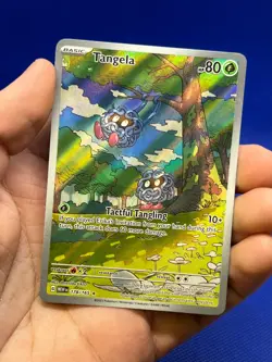 Pokemon Scarlet & Violet 151 Tangela 178/165 Illustration Rare IR NM - Image 2