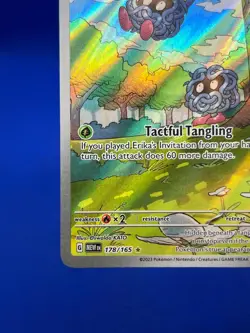 Pokemon Scarlet & Violet 151 Tangela 178/165 Illustration Rare IR NM - Image 5