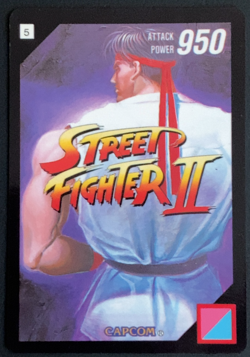 Ryu 10 Street Fighter 2 Super Barcode Wars Card Bandai Japanese - Image 1