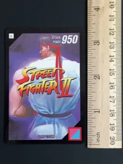 Ryu 10 Street Fighter 2 Super Barcode Wars Card Bandai Japanese - Image 2