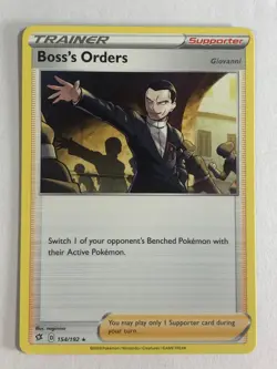 Pokemon TCG Rebel Clash 3x Playset Non Holo Boss's Orders 154/192 Near Mint - Image 1