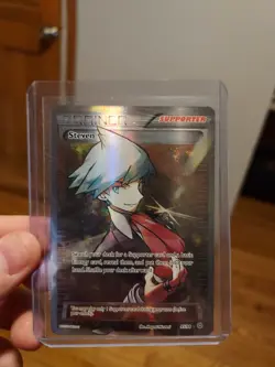 Pokemon TCG Steven Full Art Holo Card 95/98 Ancient Origins NM Condition - Image 1