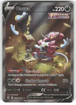 Hoopa V GG53/GG70 Holo V Rare Crown Zenith Galarian Gallery Pokemon Near Mint - Image 1