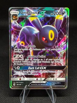 Umbreon GX Ultra Rare Holo SM Base Set 80/149 NM Pokemon TCG - Image 1