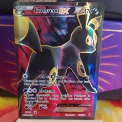 Pokemon Umbreon EX Fates Collide Ultra Rare Full Art Holo 119/124 170HP English - Image 1