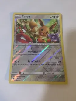 2019 Pokemon Hidden Fates - Eevee #48 Reverse Holo - Image 1