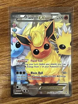 Pokemon Flareon EX RC28/RC32 Generations Radiant Collection - Image 1