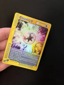 Crystal Energy 146/147 LP Reverse Holo Rare Pokemon Vintage E Series Aquapolis - Image 2