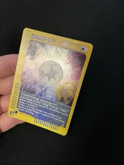 Crystal Energy 146/147 LP Reverse Holo Rare Pokemon Vintage E Series Aquapolis - Image 4