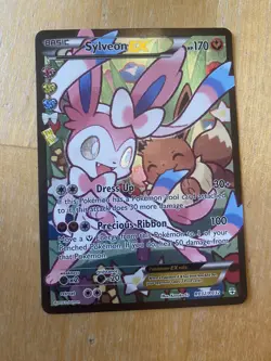 Pokemon TCG Sylveon EX Full Art RC32/RC32 NM Condition 2016 - Image 1