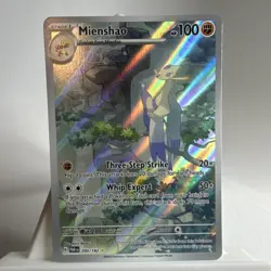 Pokemon Mienshao 200/182 SV04 Paradox Rift Illustration Rare Holo Stage 1 100 HP - Image 1