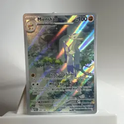 Pokemon Mienshao 200/182 SV04 Paradox Rift Illustration Rare Holo Stage 1 100 HP - Image 2