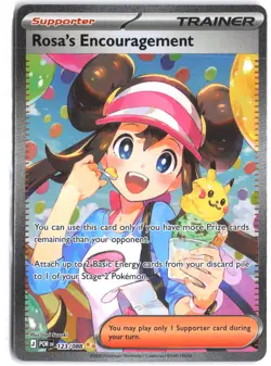 Rosa's Encouragement 123/088 Holo Perfect Order Pokemon - Image 1