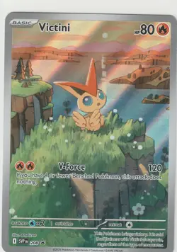Victini 208 Holo Promo Scarlet & Violet Promo Pokemon Near Mint - Image 1