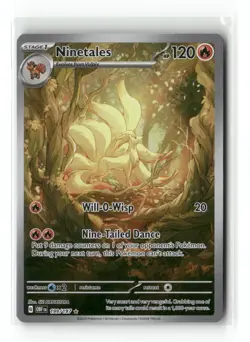 Pokemon TCG Obsidian Flames #199/197 Ninetales Illustration Rare - Image 1