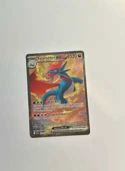 Pokemon TCG SALAMENCE EX 187/159 Journey Together Special Illustration Rare - NM - Image 1
