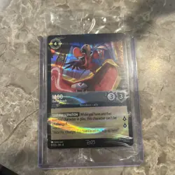 2025 Disney Lorcana D23 Promo Iago 8/D23 Gold Member Exclusive Foil Card Sealed - Image 1