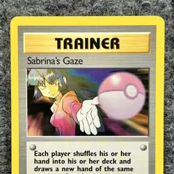 VTG Pokemon Gym Heroes Sabrina's Gaze 125/132 Regular Common NM - Image 3