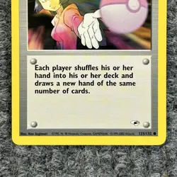 VTG Pokemon Gym Heroes Sabrina's Gaze 125/132 Regular Common NM - Image 4