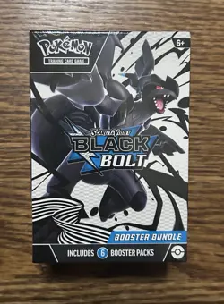 Pokemon TCG Black Bolt Booster Bundle - Factory Sealed (6 Packs) - Image 1