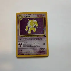 Pokemon TCG Hypno 8/62 Fossil Holo Rare Unlimited 90 HP Wizards 1999 English - Image 1