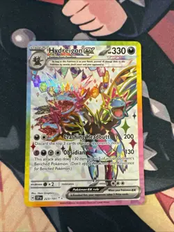 2024 POKEMON SURGING SPARKS HYDREIGON EX 223/191 ULTRA RARE - Image 1