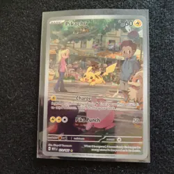 Pokemon TCG Pikachu IR 173/165 Sv: Scarlet & Violet 151 Illustration Rare Holo - Image 1