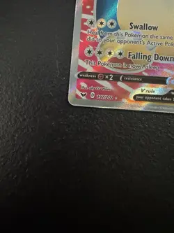 Pokemon Snorlax V 197/202 Swsh01 Ultra Rare Full Art Holo 220 HP - Image 4